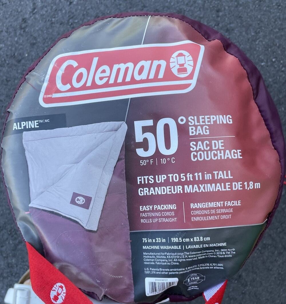 Coleman Bannack 50°F Warm-Weather Adult Sleeping Bag